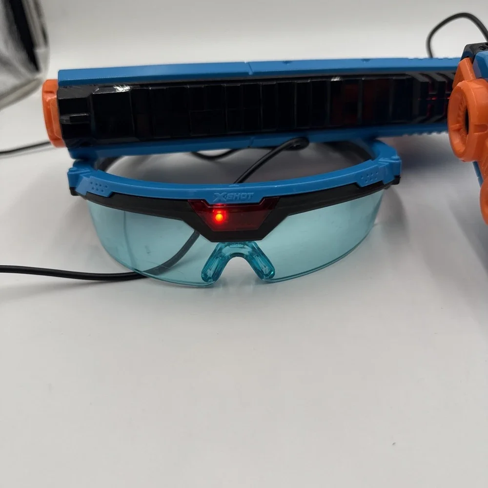 Zuru X Shot 2 Laser 360 Degrees Tag Game Player Guns And Glasses Headsets WORK